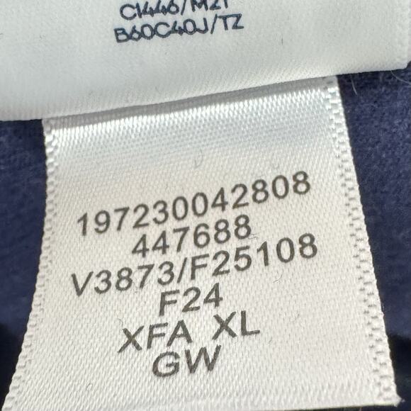 Lands’ End Lot Of 2 Mens Long Sleeve Plaid XLT Polo & XL Quarter Zip Pullover - Picture 16 of 16